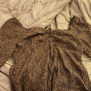 Cheetah print top